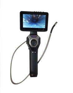 Vividia CX-4010M Flexible Joystick Articulating 1280x720 HD Inspection Camera Borescope Videoscope with 4mm (0.16") Diameter 1m Long 4.5 Inch LCD Monitor