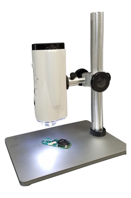 Vividia UM505 Digital USB/WiFi Dual Autofocus Microscope for iOS, Android, Windows, and Mac with Metal Stand