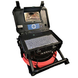 Vividia VS-749B All-in-One Sewer Drain Pipe Inspection Camera with 7" Screen and 6.8mm Push-Rod