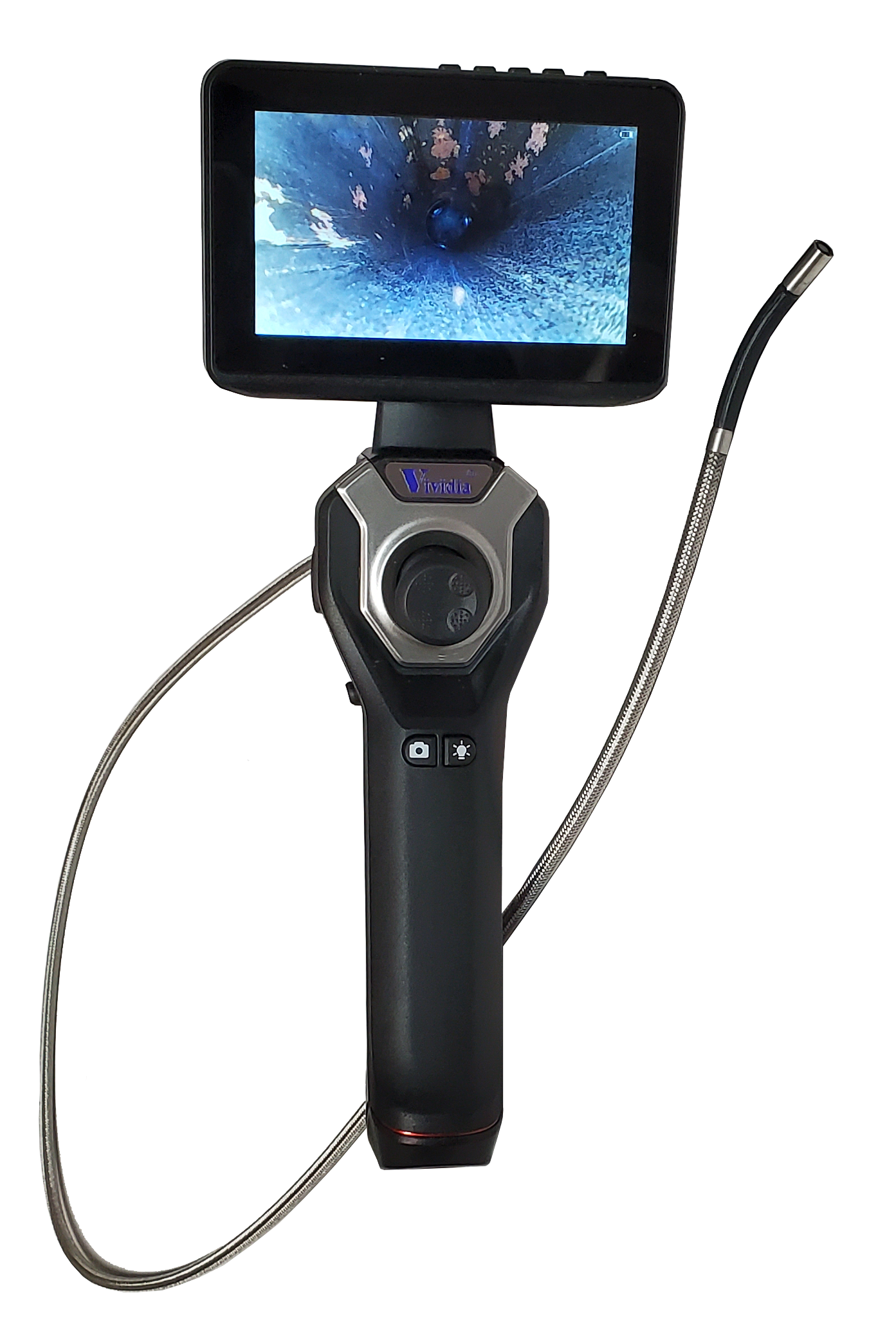 Vividia CX-6010i Flexible Smartphone Joystick Articulating Inspection Camera Borescope