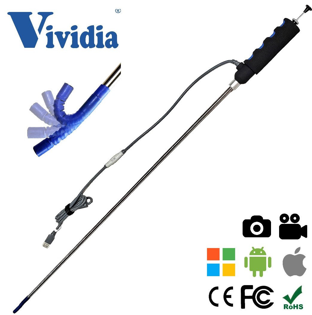Vividia VA-400 v5 USB Articulating Rigid Borescope