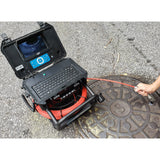 Vividia VS-749B All-in-One Sewer Drain Pipe Inspection Camera with 7" Screen and 6.8mm Push-Rod
